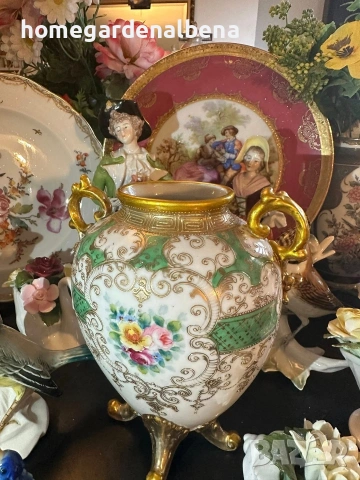 Антикварна ваза Noritake Japan circa 1908 — 24к злато