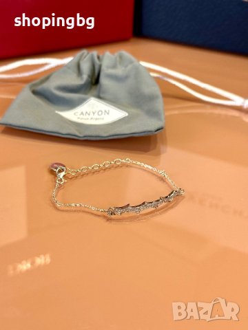 Френска сребърна гривна Canyon Bijoux Argent, снимка 1