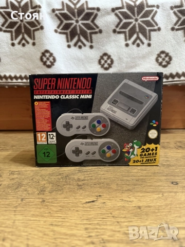 SNES Classic Mini + Оригинална кутия и захранване