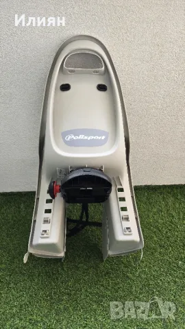 ДЕТСКО СТОЛЧЕ ЗА ВЕЛОСИПЕД GRUVI, ЗА БАГАЖНИК  Polisport Decathlon , снимка 2 - Аксесоари за велосипеди - 50148582