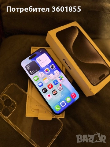 iPhone 15 PRO 128GB Като Нов!