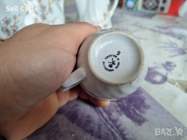 ✅БЪЛГАРСКИ ПОРЦЕЛАНОВ СЕРВИЗ ЗА КАФЕ❗, снимка 4 - Сервизи - 53042621