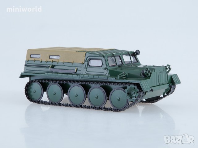 ГАЗ-47 ГТ-С верижен снегоход 1954 - мащаб 1:43 на АвтоИстория моделът е нов в кутия, снимка 2 - Колекции - 29542620