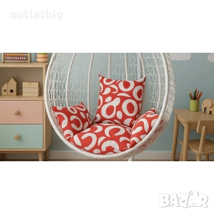 Градинска висяща люлка тип гнездо,яйце–Промоция!