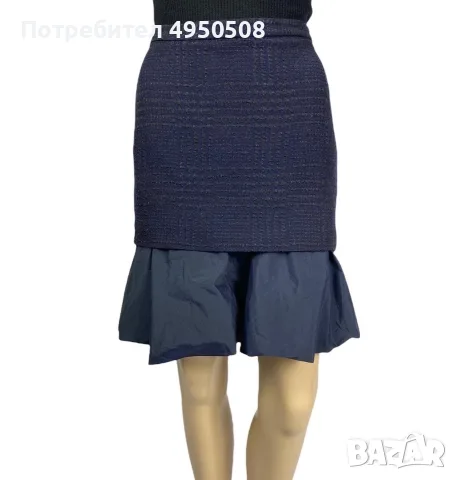 MOSCHINO – евтина и шик пола с разкършени краища, размер 42 (Италия), 8 (САЩ)