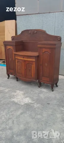 Шкаф антикварен масив №176, снимка 2 - Шкафове - 56005364