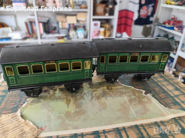 Механична играчка влак влакче Германия Marklin 880/2, снимка 11 - Колекции - 53958340