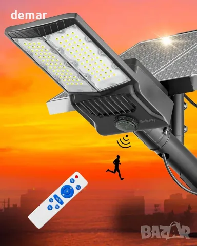 Соларна улична LED лампа Gefolly SL-10100W с IP67