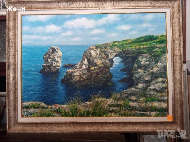 Маслена картина на Николай Ханзъров , снимка 2 - Картини - 48463414