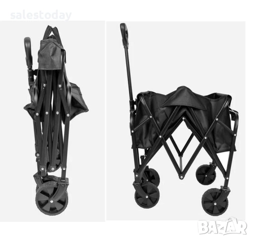 Сгъваема количка за къмпинг, Сгъваема, 75x46x88cm, снимка 2 - Къмпинг мебели - 54038371