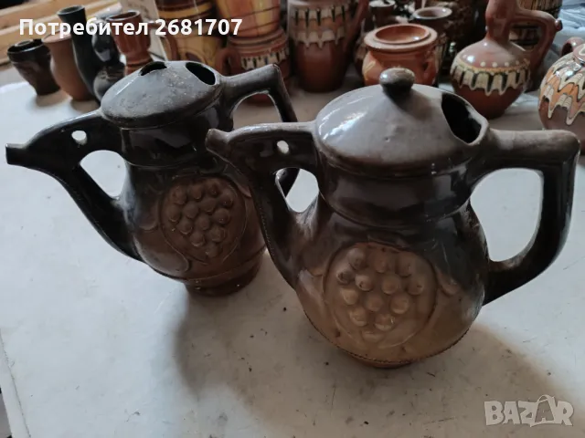 Стари керамични кани, снимка 2 - Колекции - 48713829
