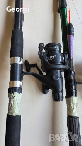 Стари Рибарски Въдици, Спининги, Пръчки  с машинки, макари. , снимка 11 - Въдици - 54322636