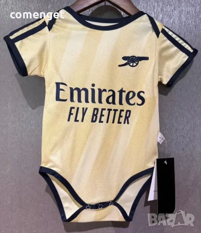 NEW 26/27! Бебешки бодита Liverpool, Arsenal, Man United, Chelsea, Real Madrid, Barcelona, снимка 10 - Бодита за бебе - 53760328