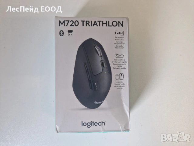 Logitech M720 Triathlon мишка Bluetooth Оптична 1000 DPI Черна