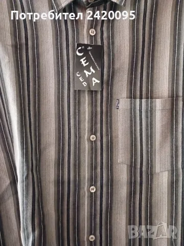 мъжка риза  сема с дълъг ракав-30лв, снимка 2 - Ризи - 48604531