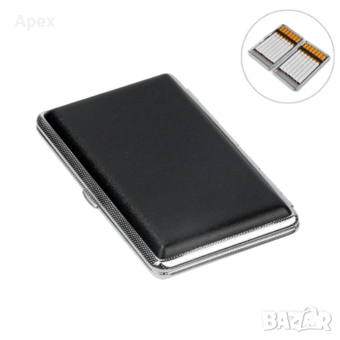 Луксозна Кожена Табакера за Цигари 80мм 100мм Слим. Стилни Табакери за Slim Цигари.Tabakera.Tabakeri, снимка 7 - Табакери - 54010129