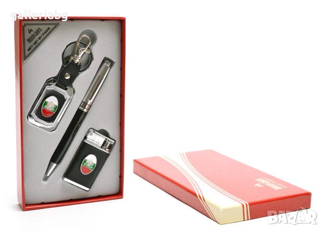 Подаръчен комплект с гербът на България