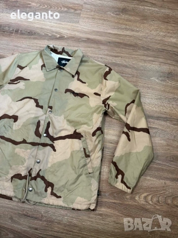 Мъжко яке Stussy Desert Camo Coach . Rain waterproof Jacket , M размер, снимка 2 - Якета - 54203757