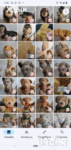 Качествени маркови плюшени играчки, някои колекционерски