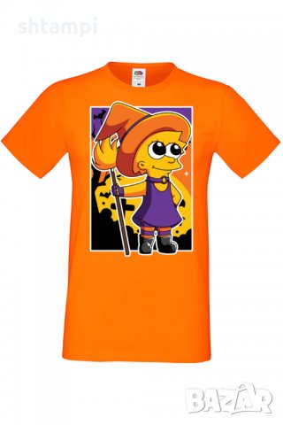 Мъжка тениска,The Simpsons Lisa Simpson 02,Halloween,Хелоуин,Празник,Забавление,Изненада,Обичаи,, снимка 9 - Тениски - 38136889