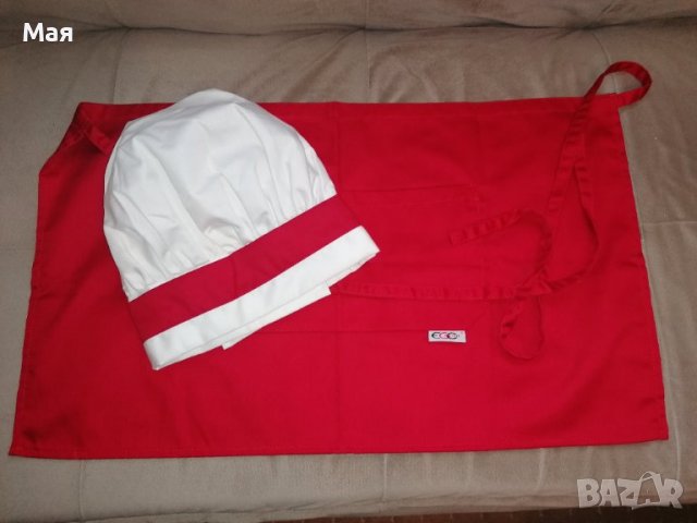 Престилка и шапка, снимка 6 - Прибори за хранене, готвене и сервиране - 37324813