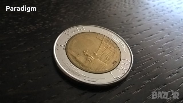 Монета - Италия - 500 лири | 1983г.