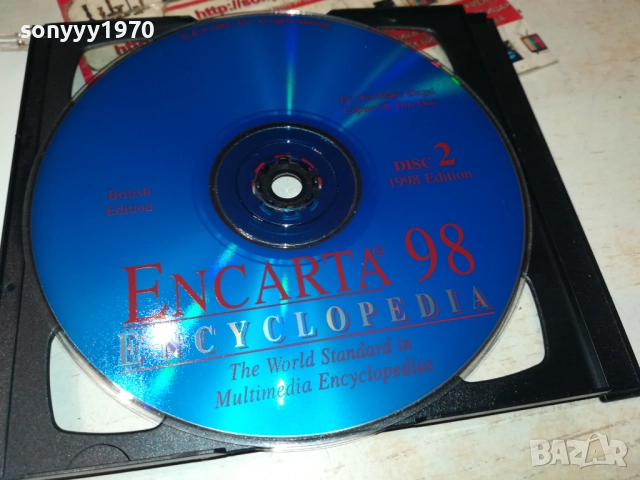 ENCARTA 98 ENCYCLOPEDIA-ДВА ДИСКА 2609250359, снимка 3 - Други игри и конзоли - 51841788