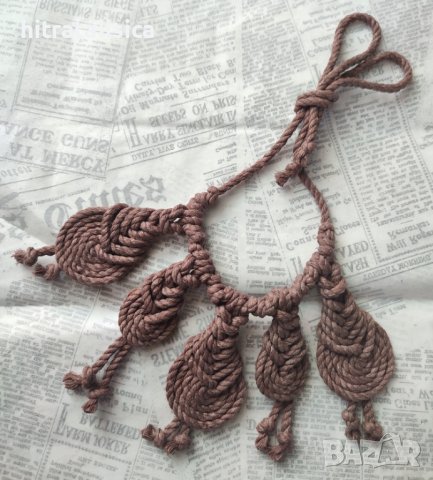 Колие от макраме