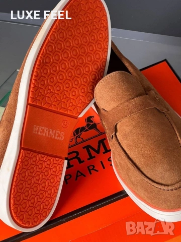 Hermes 🔹 Естествена Кожа , снимка 8 - Ежедневни обувки - 54194353