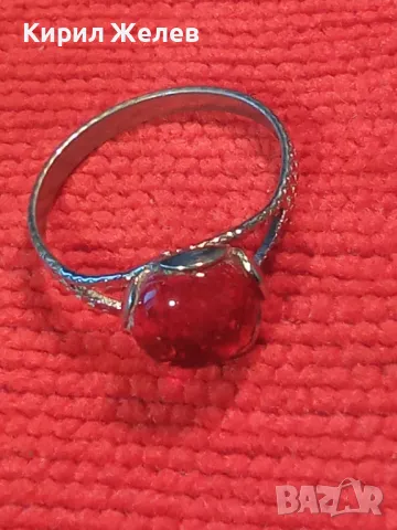 СТАР ПОСРЕБРЕН СКЪПОЦЕНЕН ВИНТИДЖ АРТ МОДЕЛ СТОМАНЕН ПРЪСТЕН 47429, снимка 8 - Пръстени - 47124362