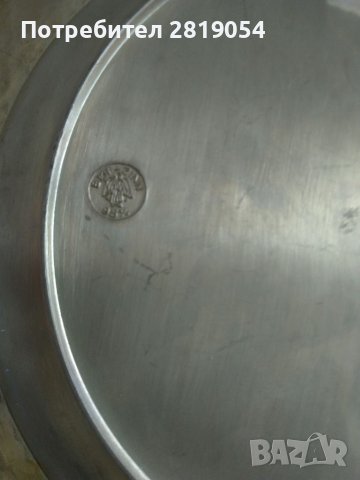 Цинкова чиния за стена, снимка 4 - Антикварни и старинни предмети - 37424034