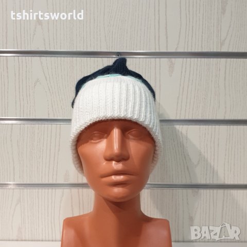 Нова зимна шапка с пух/помпон, снимка 3 - Шапки - 35479698