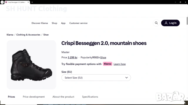 CRISPI BESSEGGEN 2.0 GORE-TEX Leather Boots размер EUR 44 обувки водонепромокаеми - 2400, снимка 2 - Мъжки боти - 53892187