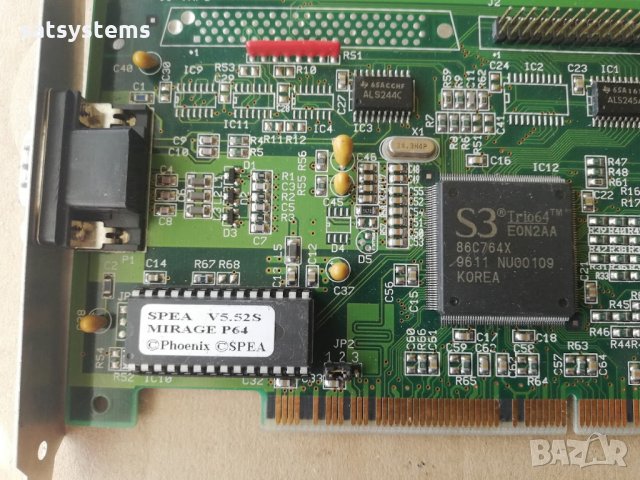 Видео карта SPEA V7 Mirage P64 S3 Trio64 2MB PCI, снимка 6 - Видеокарти - 35521896