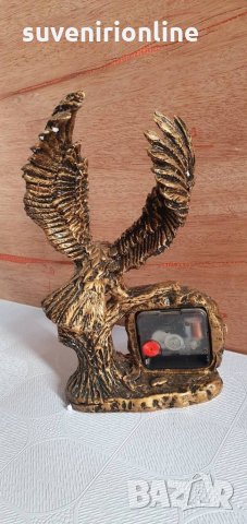 Сувенир орел с часовник , снимка 4 - Статуетки - 31805099