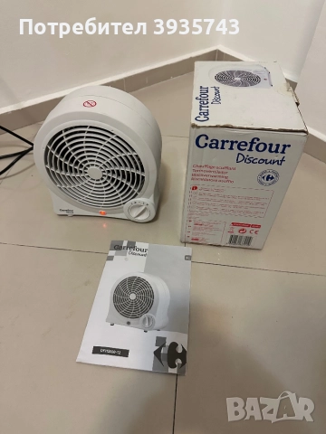 Вентилаторна печка 2000W Нова, снимка 2 - Отоплителни печки - 52859789