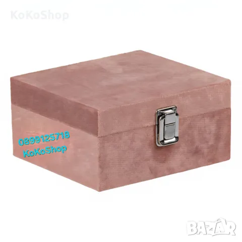 Декоративна кутия-16x16x8 см./розова декоративна кутия