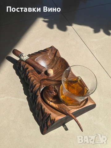 Арт пепелник за лула, пури, чаша, снимка 3 - Декорация за дома - 54135139