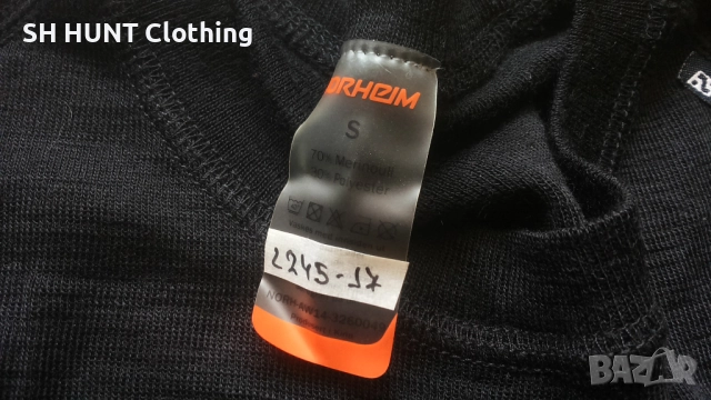 NORHEIM Thermo Underwear 70% Merino Wool размер S термо блуза 70% Мрино вълна - 1606, снимка 8 - Екипировка - 52699198