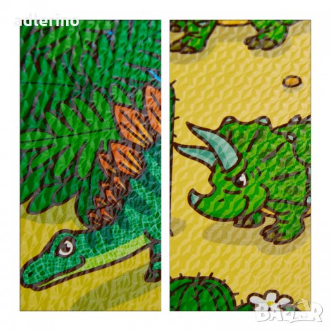 Детска подложка за игра Динозаври, 90х90х1 см, снимка 8 - Детски матраци - 34381732