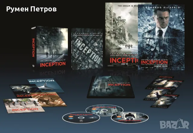 LUXURY SPECIAL EDITION - нов 4K + 2 Blu Ray Steelbook  ГЕНЕЗИС - INCEPTION - без БГ субтитри, снимка 2 - Blu-Ray филми - 49745037