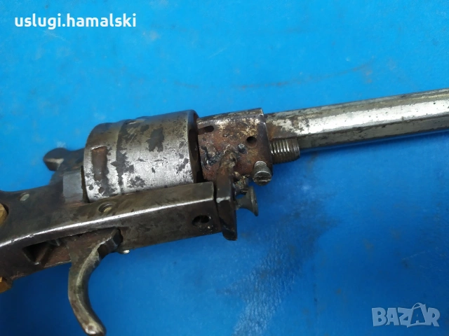 Стар револвер/пищов/пистолет, снимка 7 - Антикварни и старинни предмети - 53212847