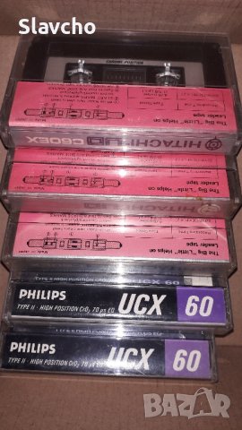 Аудио касети 5 броя/ Hitachi UD60EX/ Philips UCX60 Chrome Position, снимка 5 - Аудио касети - 44444395