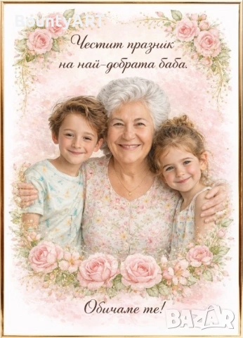 Персонализиран постер/портрет. Подарък за всеки повод, снимка 5 - Подаръци за жени - 53521263