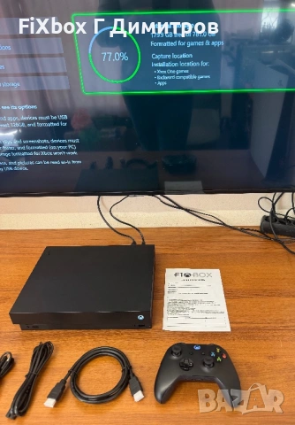 Xbox One X 1tb с 6 месеца гаранция , снимка 5 - Xbox конзоли - 54122367
