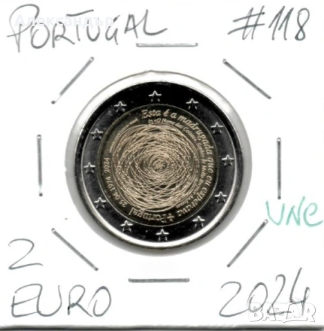 Португалия 2 евро, 2024 50-годишнина от революцията от 25 април 1974 г.