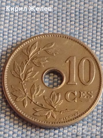 Стара монета 10 сантима 1904г. Кралство Белгия за КОЛЕКЦИОНЕРИ 31780