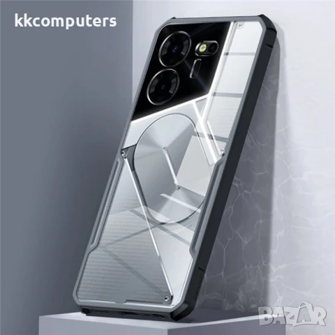 TECNO Pova 5 Pro 4G XUNDD Силиконов Калъф TPU+Acrylic и Протектор, снимка 2 - Калъфи, кейсове - 50939094