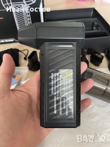 Мощна Акумулаторна Турбо Духалка и Прахосмукачка 180W (Turbo Jet Fan CL02) – Пълен Сет, снимка 7 - Компресори - 56152991