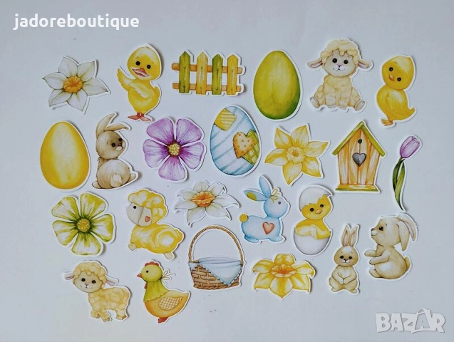 Дизайнерски стикери за скрапбук Пролет/ Великден различни видове, снимка 12 - Други - 48903618